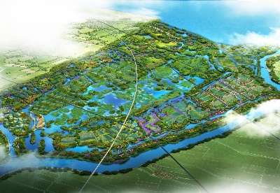 合肥开建生态湿地蓄洪区“城湖共生”答卷日益完善