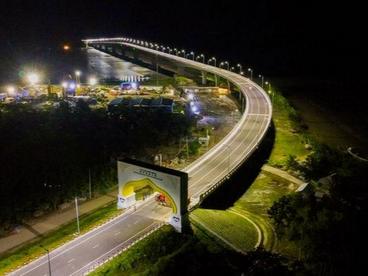 中铁十七局承建孟中友谊八桥正式通车
