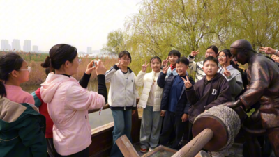 安徽泗县：春假研学运河边 千年文脉润童心