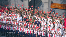 A special flash mob show held in Jing'an, Shanghai