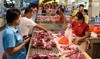 China's pork prices continue to fall