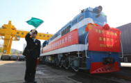 New freight train route links China's Yantai and Kiev