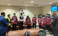 Chinese doctors return home after assisting COVID-19 fight in Lesotho, Angola