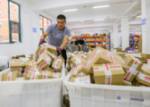 China's courier sector handles over 80 bln parcels this year