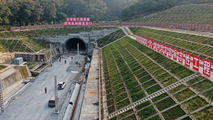 10.7 km tunnel drilled on China-Laos railway