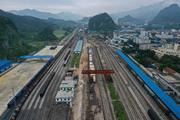 Land-sea freight trips surge in H1 