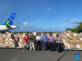 China's anti-epidemic supplies arrive in Kiribati