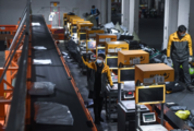China's courier sector contracts in April