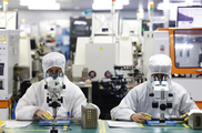 Korean memory chip giant's manufacturing project breaks ground in China's Dalian