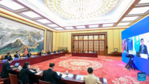 China's top legislator holds talks with lower house speaker of Kazakhstan's parliament 
