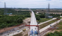 Construction of ballastless track slabs completed for Jakarta-Bandung High-Speed Railway