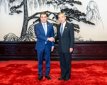 Chinese FM meets high-level representative of Greek PM