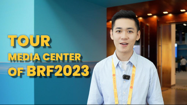 GLOBALink | Vlog: A glimpse of media center of 3rd Belt and Road Forum for Int'l Cooperation 