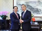 Chinese FM meets with Vietnamese counterpart on bilateral ties