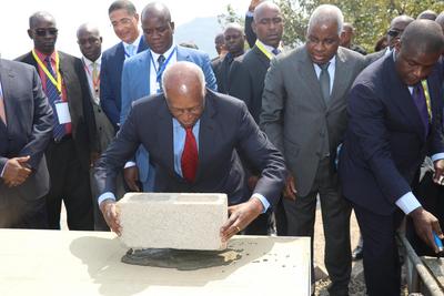 中国企业在安哥拉承建的非洲最大水电站开工