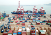 E. China's Jiangsu achieves positive growth in July foreign trade