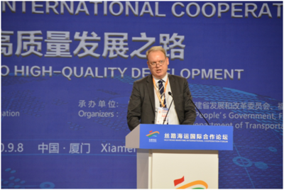 马士基中国总裁彦辞：在“海丝”携手打造无缝衔接的国际物流供应链