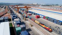 Freight trains between China and other Asian countries register increased trips in 2020