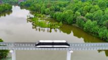 SW.China Chongqing Bishan's self-driving rail transit project to start "skyshuttle" Friday