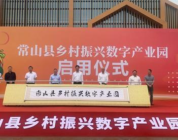 数字融通产业 浙江常山为乡村建设注智赋能