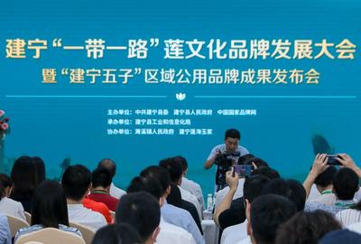 福建建宁举行“一带一路”莲文化品牌发展大会暨“建宁五子”公用品牌成果发布会