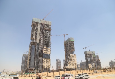 中企承建埃及CBD项目超高层住宅楼成功封顶
