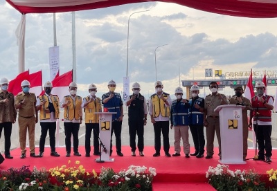 中企承建的印尼万隆高速公路三期项目举行通车典礼