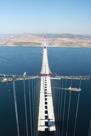 中国在土耳其参建的世界主跨最大桥梁建成通车
