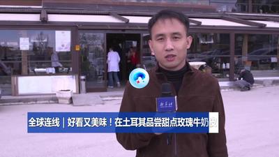 全球连线｜好看又美味！在土耳其品尝甜点玫瑰牛奶皮
