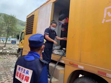 中国石化青海石油分公司紧急驰援大通“8·18”山洪灾害