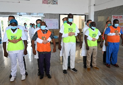 中国医疗队在几内亚开展急救培训活动