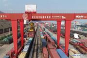 Jiangsu's first highway-railway combined international freight transportation route launched