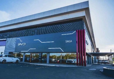 比亚迪与巴西最大汽车经销商Saga集团合作开设门店