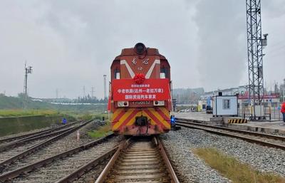 成渝双城经济圈又有新动作 陆海新通道中老铁路（达州—万象）班列首发