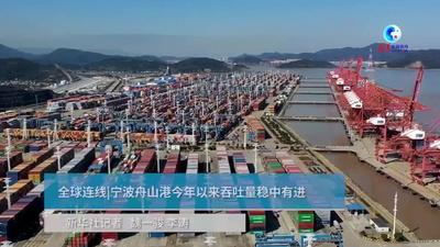 全球连线｜宁波舟山港今年以来吞吐量稳中有进