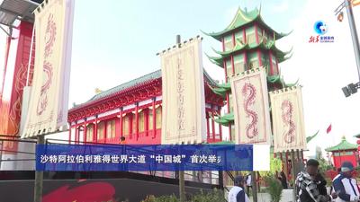 全球连线丨沙特阿拉伯利雅得世界大道“中国城”首次举办欢乐春节活动