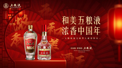 文化入酒 和美相伴——五粮液为全国人民送上新春祝福！