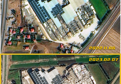 全球连线 | 卫星影像现土耳其强震惨烈现场 多地建筑物严重损毁