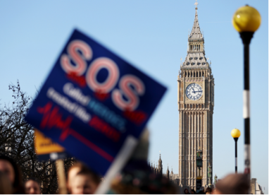 【见·闻】英国大规模罢工持续 深层社会矛盾亟待解决