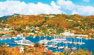 格林纳达首都圣乔治风光