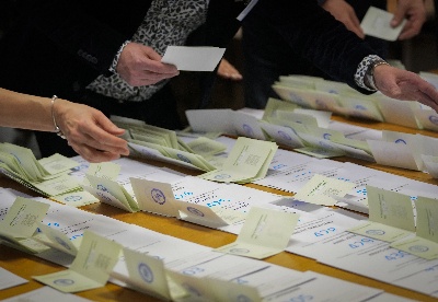 初步计票结果显示爱沙尼亚执政党赢得议会选举