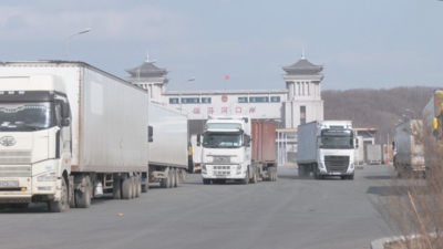 绥芬河市开出黑龙江省首单合法捕捞水产品通关证明 20.7吨冰鲜大马哈鱼通过绥芬河公路口岸入境