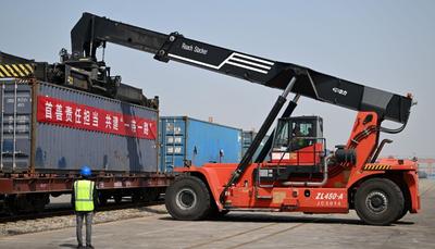 首趟天津至土耳其中欧班列发车 满载救援物资