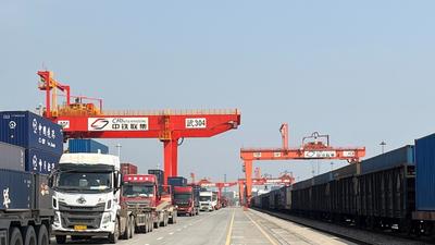 中欧班列（武汉）一季度开行列数同比增长187.6%