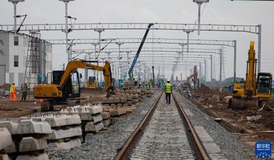 雅万高铁建设进行中