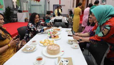 中国驻比利时使馆举办“茶文化体验日”活动