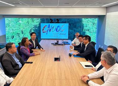 巴西里约州议员到访中海油巴西公司