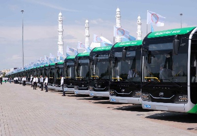 哈萨克斯坦首都迎来中国品牌高端电动客车