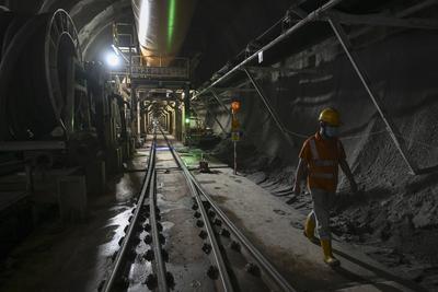 探访马东铁项目云顶隧道掘进现场