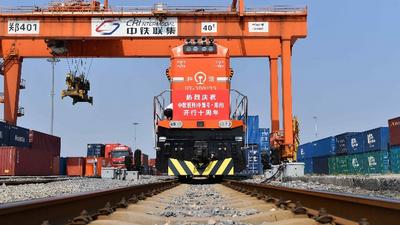 中欧班列（中豫号）开行十周年